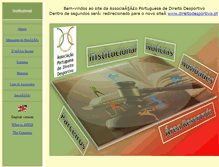 Tablet Screenshot of apdd.pt